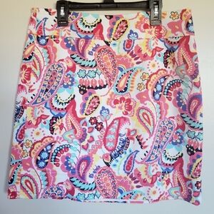 Talbots Persian Floral Paisley Woven Skirt Size 6